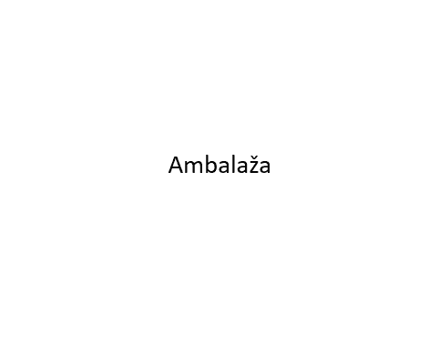 Ambalaža za kliznu kapiju